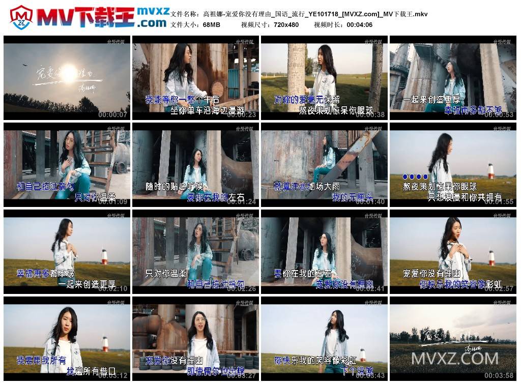 高祖娜-宠爱你没有理由_国语_流行_YE101718